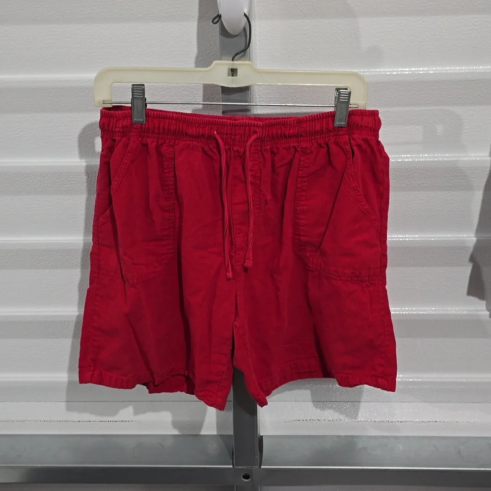 Basic Editions Red Shorts Size Small - Picture 2 of 9